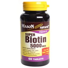 MASON natural 無糖維生素錠 5000mcg, 1組, 60顆