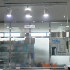 주문제작 랩핑칸막이 식당칸막이 투명 차단막 외풍 찬바람 투명가림막