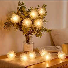 LED 꽃 조명 무드등 와이어 전구 감성 인테리어 장식 파티 선물, 혼합, 1개