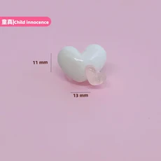 50개 미니 플랫백 큐트 리본 블랙 하트 발렌타인 카보숑 레진 장신구 매니큐어 액세서리 DIY 네일 장식, 02 No.9