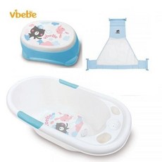 Vibebe 嬰幼兒專用浴盆 可調式沐浴網 多功能防滑椅, 1個