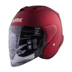 【PUPU SHOP】 優惠特價 SBK-ZX 素色 半罩 四分之三 買安全帽送id221 A2S, 消光桃,M