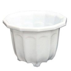 플라스틱화분 각화분 PVC화분 12각PVC플라스틱화분 흰색12호화분, 빠른배송