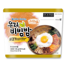 이지밥 우리비빔밥 쇠고기, 100g, 1개