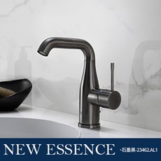 德國 GROHE 高儀 NEW ESSENCE 面盆龍頭 臉盆龍頭 浴室龍頭 優雅設計 簡約易潔, 1個, 23462-面盆龍頭(M) 霧黑色