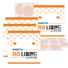 3+1 남녀공용 라라 니플밴드 39mm 104매, 4개