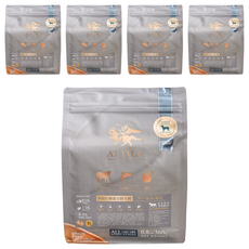ATTILA 阿提拉 全齡犬糧, 黑牛 + 鮭魚 + 蘋果, 360g, 5包