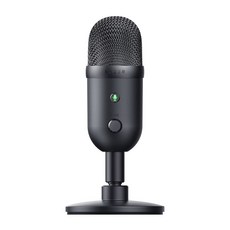 PC에서 스트리밍 및 게임을 위한 세이렌 V2 X USB 콘덴서 마이크: 슈퍼카디오이드 픽업 패턴 - 통합 디지털 리미터 마이크 모니터링 이득 제어 내장 쇼크 업소버, Seiren V2 X