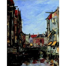 La Place Ary Scheffer Dordrecht 편집아트포스터 감성선물 부댕, 그림만(매트지), A2