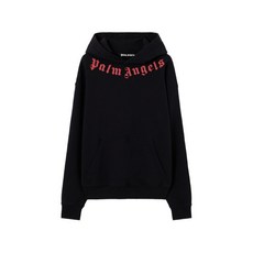 팜엔젤스 넥 로고 후디