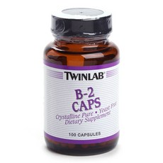 TWINLAB 維生素B2膠囊, 100顆, 1罐