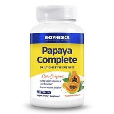 ENZYMEDICA 每日木瓜酵素素食錠 木瓜薄荷口味, 1個, 240顆