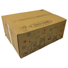 三層瓦楞紙箱, 彩繪毛孩版面, 1個