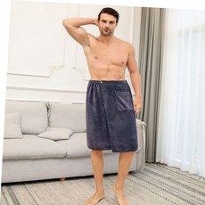 남성 웨어러블 홈웨어 스커트 가운 ELS-075