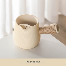내열유리 티포트 직화가능 찻주전자 다도주전자 세라믹 차우리는주전자, 1개, 700ml, A_백도 음향 항아리 680ml 601mL(포함)-70