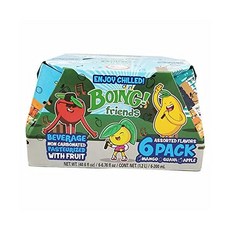 외국 주스 맛있 음료수 보잉 | 프렌즈 트라이앵글리토 트라이앵글 6팩(1박스) 다양 맛: 망고 구아바 애플, 1.2L