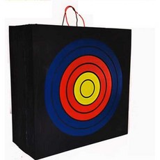 과녁 활 화살 운동회 프레임 맞추기 표적 훈련 연습 트레이닝 한겹 실내용 1 50x50x5cm