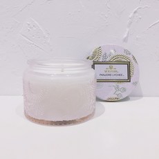 Voluspa 荔枝水梨 Panjore Lychee 美國香氛蠟燭，浮雕玻璃設計，現貨供應，居家香氛首選, 1個, 90g
