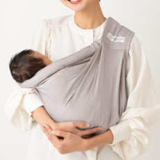 케라타 신생아 메쉬형 슬링 아기띠 베이비슬링 포대기 요람자세, 그레이