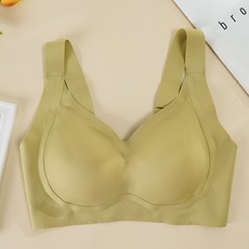 光面固定杯無鋼圈孕婦內衣：調整型收副乳聚攏無痕文胸罩，舒適光面設計