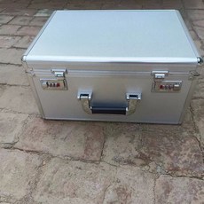 프리미엄 휴대용 금고 열쇠고리 보관 귀중품 잠금장치 돈통 가방 미니금고 22x15x11.5, 1개, S. 352420 듀얼 비밀번호