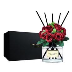 시즈넬 블랙라벨 선물세트 디퓨저 200ml 로얄장미 레드, 라일락향(스틱5개)