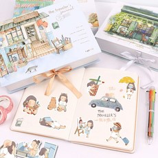 50張可愛慵懶胖女孩兒米小球減肥日記貼紙手機殼電腦水杯防水貼畫