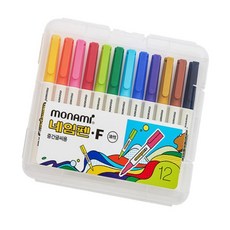 모두 네임펜세트 모나미 네임펜 12색