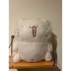 「日本空運景品」 日本正版 限定 Karameru からめる 沙雕貓 蠑螈 巨無霸 娃娃 絨毛玩偶 羊毛氈 羊毛 貼圖, 1個, 白貓