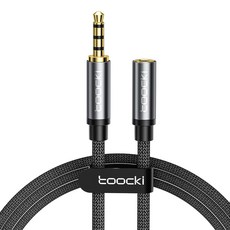 Toocki 툭키 3.5mm 4극 이어폰 연장선 AUX 스테레오 연장케이블