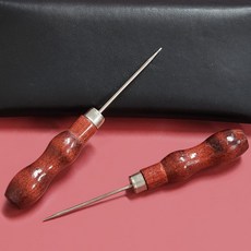 가죽공예 수예도구 나무손잡이 마름송곳 세트