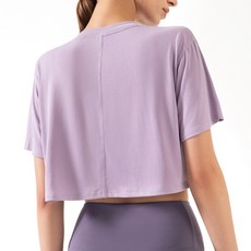 똑소녀 요가복 상의 필라테스복 커버업 크롭탑 베이직크롭반팔