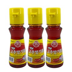 오뚜기옛날 고추맛기름, 80ml, 3개