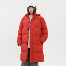 中長款情侶純色棉衣外套 加厚保暖寬鬆棉服