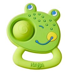 德國HABA 寶寶抓握固齒玩具, 1個, 呱呱蛙