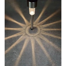 太陽能草坪燈 不銹鋼光控戶外燈 庭院燈 小管燈 草地燈 花園裝飾燈, 暖光