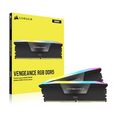 커세어 하이닉스칩셋 DDR5-6000 CL30 VENGEANCE RGB 패키지 (32GB(16Gx2)), 2개