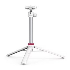 ULANZI MT-44 확장형 폰 삼각대 2-in-1 폰 클립 360° 볼헤드 카메라 삼각대 여행용 초경량. 휴대성과 안정성을 겸비한 다용도 촬영 도구, MT-44 White