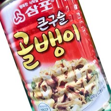 HY 구슬 골뱅이 캔삼포 대 400g 술안주 골뱅이통조림 골뱅이깡통