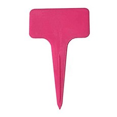 이름표 원예 로즈레드 식물 텃밭 T자형 나무