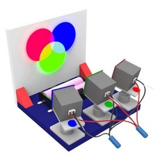 과학탐구 각도조절 빛삼원색 시어터 만들기/ 기초과학 체험학습 체험수업 단광색, 1개