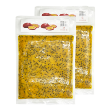 손씨푸드 패션후르츠 퓨레 1kgx2 냉동 백향과, 1kg, 2개