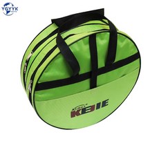 해피유통 다목적 대용량 멀티보조가방 낚시가방 살림망케이스 뜰망 떡밥수납 수결살림망, 그린지름 38CM + 더블 포켓