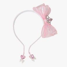 [로엠걸즈] 왕관 리본 귀걸이 헤어밴드 RGHK25W4P