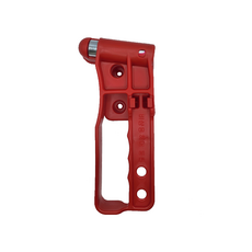 국내산 비상탈출용 망치 자동차 탈출용 손보호 비상용 해머 차량용 소방용, 레드, 1개