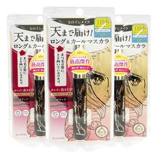 키스미 히로인메이크 롱 업 마스카라 슈퍼 워터프루프 6g, 3개, 블랙