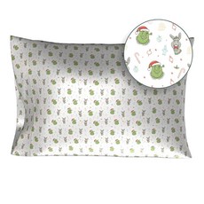 Franco Collectibles 헬로 키티와 친구들 마이 멜로디 & 쿠로미 뷰티 실키 새틴 표준 양면 베개 커버 50.8 x 76.2cm(20 x 30인치) 머리카락과 피부