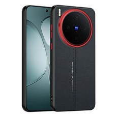 vivo 防摔手機殼，時尚素皮超跑線跡金屬獨立按鍵