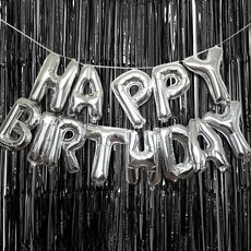 반짝이 파티 커튼 은박수술 파티룸소품