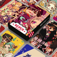 지박소년 하나코군 lomo카드 60pcs 스티커 32pcs 애니메이션 포카 굿즈